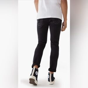 True Religion ’Rocco’ Skinny Fit Black Denim Jeans - size 40